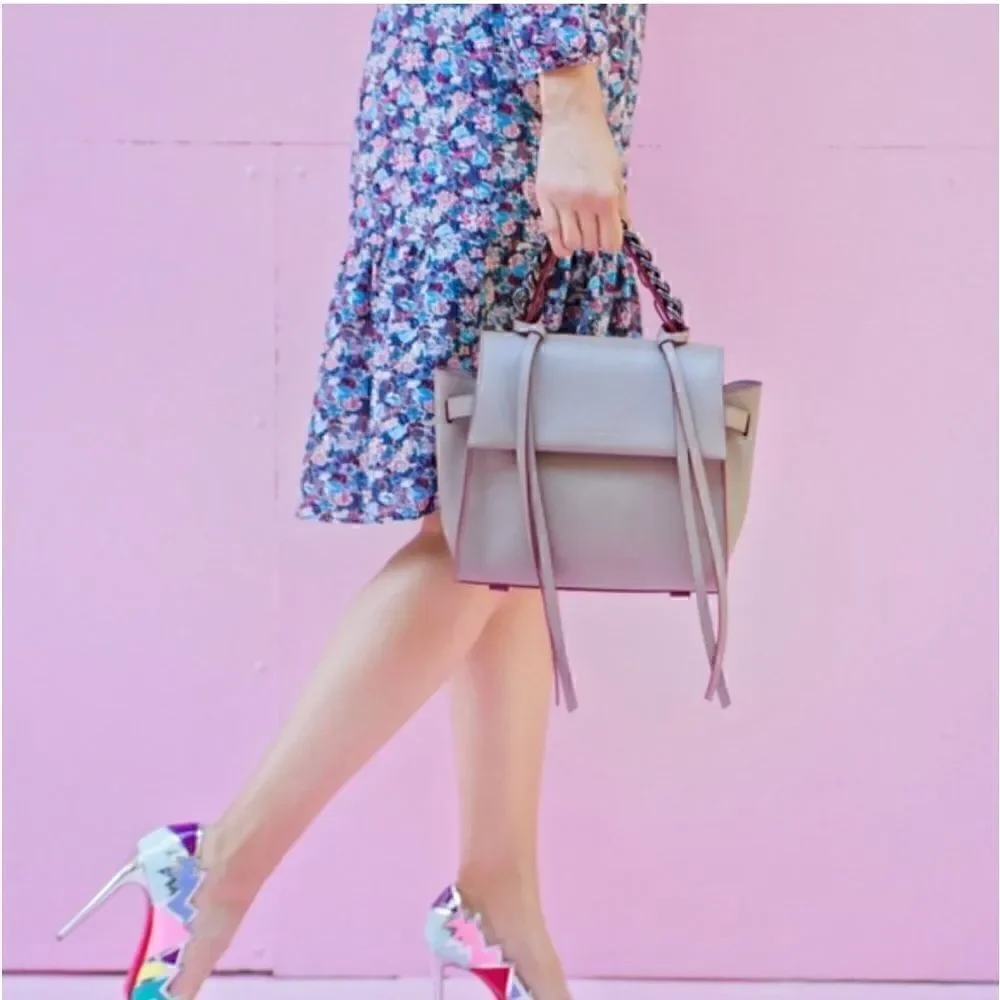 J. CREW Ruffle Hem Dress Paisley Floral